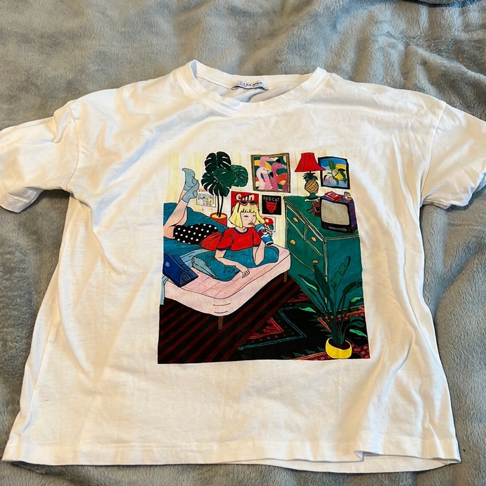 Zara graphic tee